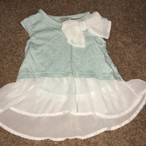 Blue and white shirt